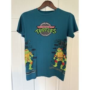 Teenage Mutant Ninja Turtles Shirt Embroidered Logo Small Logo Graphic Shirt